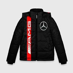 Куртка зимняя для мальчика MERCEDES-BENZ AMG, цвет: 3D-черный