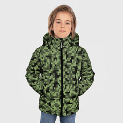 Куртка зимняя для мальчика КАМУФЛЯЖ, цвет: 3D-черный — фото 2