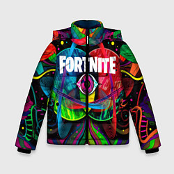Куртка зимняя для мальчика TRAVIS SCOTT X FORTNITE, цвет: 3D-черный