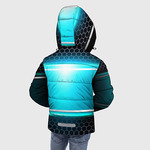 Зимняя куртка для мальчика MAZDA / 3D-Черный – фото 4