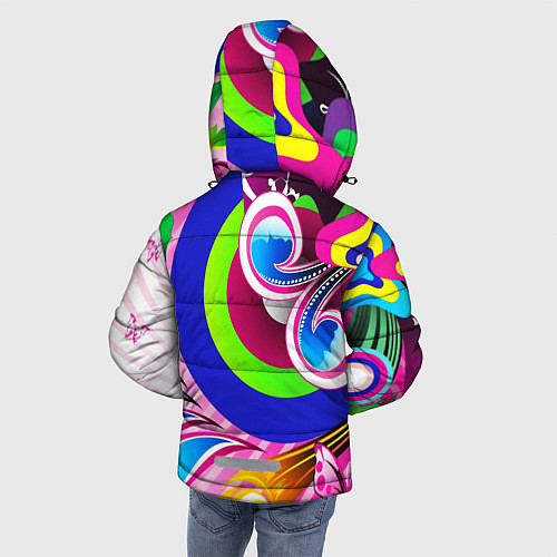 Зимняя куртка для мальчика BRAWL STARS:LEON UNICORN / 3D-Черный – фото 4