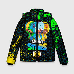 Куртка зимняя для мальчика BRAWL STARS LEON SKINS, цвет: 3D-черный