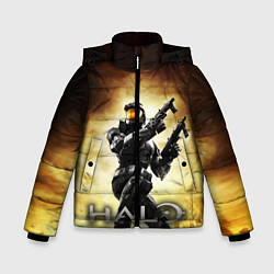 Куртка зимняя для мальчика Halo Infinite цвета 3D-черный — фото 1