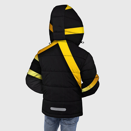 Зимняя куртка для мальчика CHEVROLET / 3D-Черный – фото 4