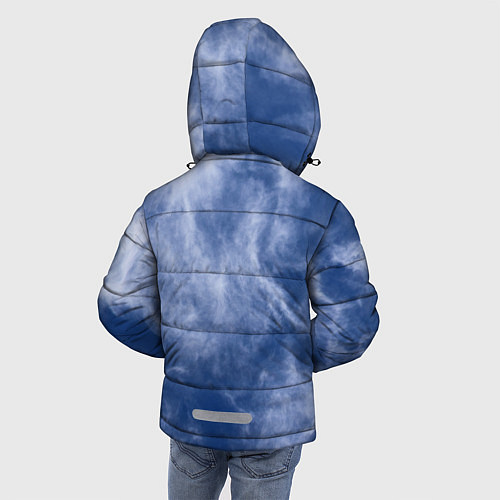 Зимняя куртка для мальчика Облака в небе / 3D-Черный – фото 4