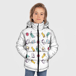 Куртка зимняя для мальчика Covid-19, цвет: 3D-черный — фото 2