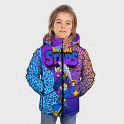 Куртка зимняя для мальчика MORTIS BRAWL STARS, цвет: 3D-светло-серый — фото 2