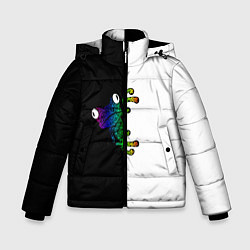 Куртка зимняя для мальчика Лягуха, цвет: 3D-красный