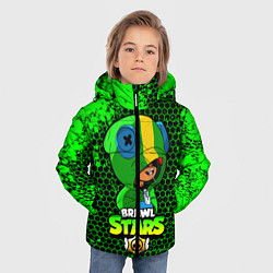 Куртка зимняя для мальчика Brawl Stars LEON, цвет: 3D-черный — фото 2