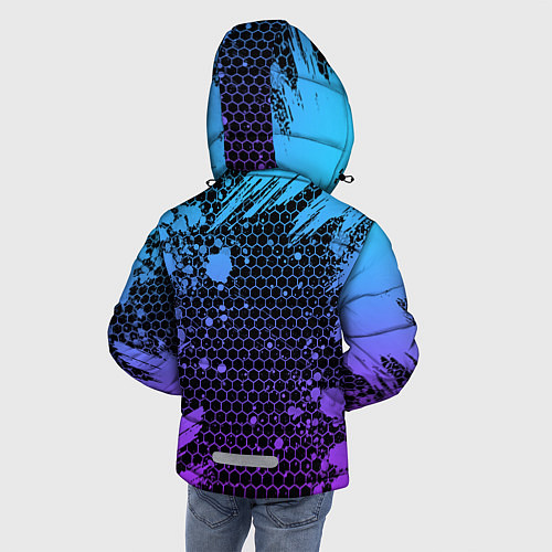 Зимняя куртка для мальчика Brawl Stars LEON / 3D-Черный – фото 4