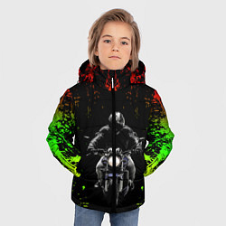 Куртка зимняя для мальчика МОТОЦИКЛЫ, цвет: 3D-красный — фото 2