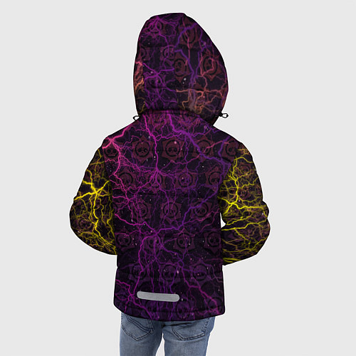 Зимняя куртка для мальчика Brawl Stars Leon Quattro / 3D-Черный – фото 4