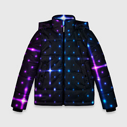 Куртка зимняя для мальчика STAR NEON, цвет: 3D-черный