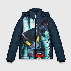 Куртка зимняя для мальчика Brawl Stars Crow, цвет: 3D-черный