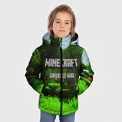 Куртка зимняя для мальчика МАЙНКРАФТ, цвет: 3D-красный — фото 2