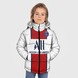 Куртка зимняя для мальчика PSG away 20-21, цвет: 3D-светло-серый — фото 2
