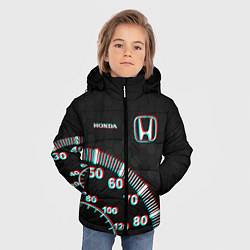 Куртка зимняя для мальчика HONDA, цвет: 3D-черный — фото 2