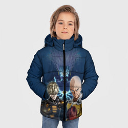 Куртка зимняя для мальчика One Punch Man, цвет: 3D-черный — фото 2