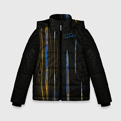 Куртка зимняя для мальчика Cells at Work Inner Cosmos, цвет: 3D-черный