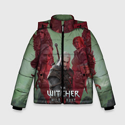 Куртка зимняя для мальчика The Witcher 5-летие, цвет: 3D-черный