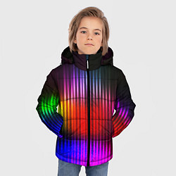 Куртка зимняя для мальчика WAVES COLOR, цвет: 3D-черный — фото 2