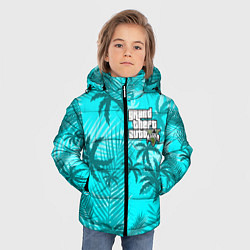 Куртка зимняя для мальчика GTA V, цвет: 3D-черный — фото 2