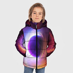 Куртка зимняя для мальчика ЧЁРНАЯ ДЫРА, цвет: 3D-красный — фото 2