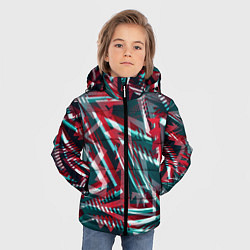 Куртка зимняя для мальчика Glitch микс, цвет: 3D-черный — фото 2