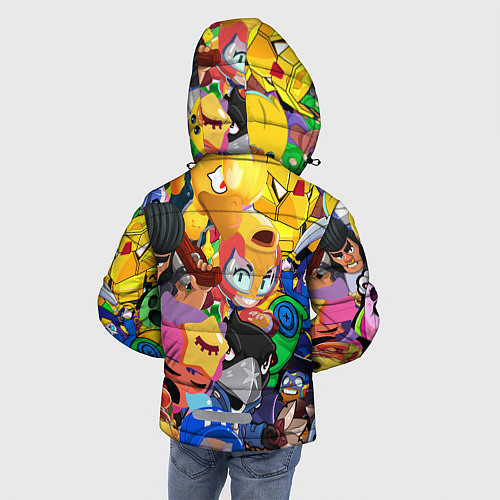 Зимняя куртка для мальчика BRAWL STARS / 3D-Черный – фото 4