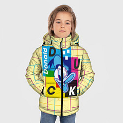 Куртка зимняя для мальчика Дональд Дак, цвет: 3D-черный — фото 2