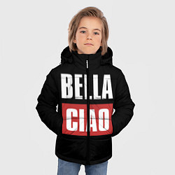 Куртка зимняя для мальчика Bella Ciao, цвет: 3D-черный — фото 2