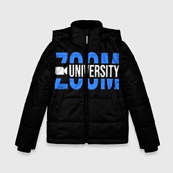 Куртка зимняя для мальчика ZOOM, цвет: 3D-черный