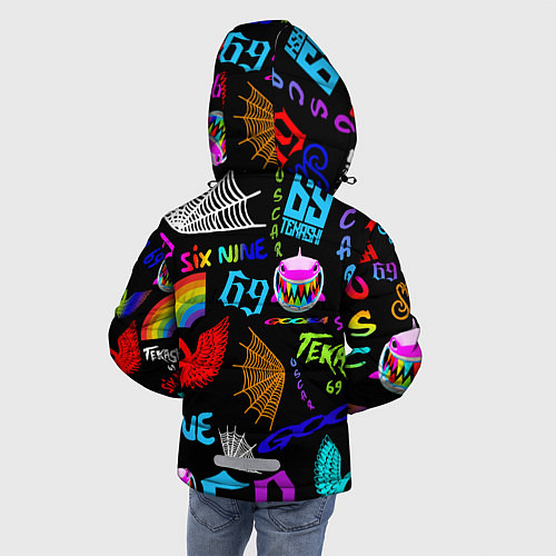 Зимняя куртка для мальчика 6IX9INE / 3D-Черный – фото 4