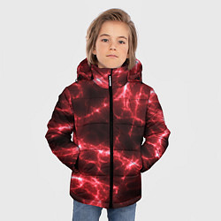 Куртка зимняя для мальчика МОЛНИЯ РАЗРЯДЫ, цвет: 3D-черный — фото 2
