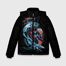 Куртка зимняя для мальчика BLACK MANTA, цвет: 3D-светло-серый
