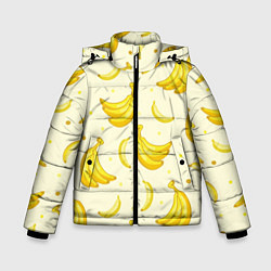 Куртка зимняя для мальчика Банана, цвет: 3D-светло-серый