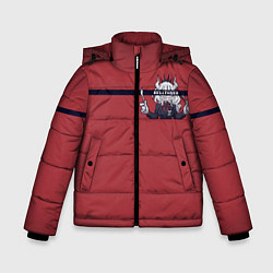 Куртка зимняя для мальчика Helltaker, цвет: 3D-черный
