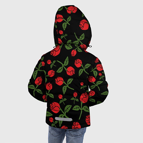 Зимняя куртка для мальчика Roses Art / 3D-Черный – фото 4