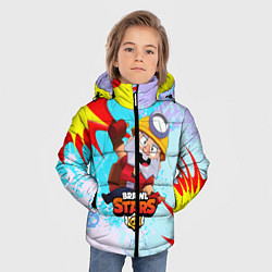 Куртка зимняя для мальчика Brawl Stars Dynamike, цвет: 3D-черный — фото 2