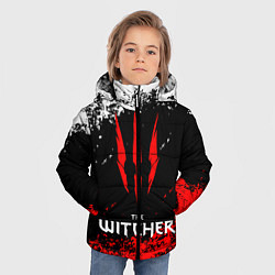 Куртка зимняя для мальчика The Witcher, цвет: 3D-красный — фото 2
