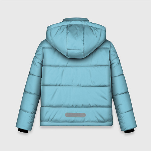Зимняя куртка для мальчика FAIRY TAIL ХВОСТ ФЕИ / 3D-Светло-серый – фото 2