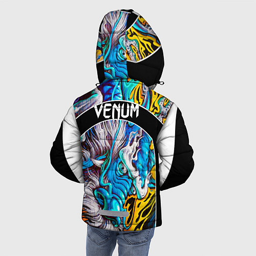 Зимняя куртка для мальчика Venum / 3D-Черный – фото 4