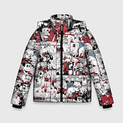 Куртка зимняя для мальчика HELLTAKER, цвет: 3D-красный