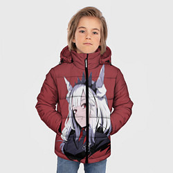 Куртка зимняя для мальчика Helltaker, цвет: 3D-светло-серый — фото 2