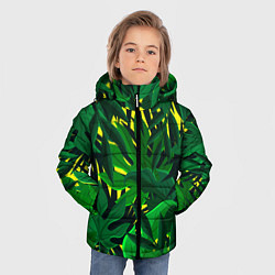 Куртка зимняя для мальчика В джунглях, цвет: 3D-черный — фото 2