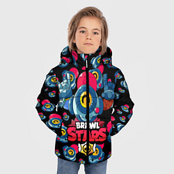 Куртка зимняя для мальчика NANI Brawl Stars, цвет: 3D-черный — фото 2