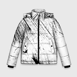 Куртка зимняя для мальчика ШТРИХИ, цвет: 3D-красный