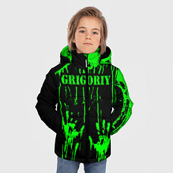 Куртка зимняя для мальчика Григорий, цвет: 3D-черный — фото 2