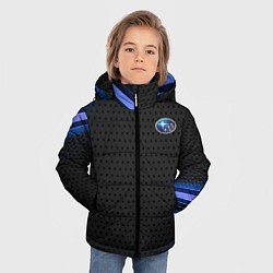 Куртка зимняя для мальчика SUBARU Z, цвет: 3D-черный — фото 2