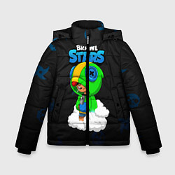 Куртка зимняя для мальчика Leon Brawl Stars, цвет: 3D-черный